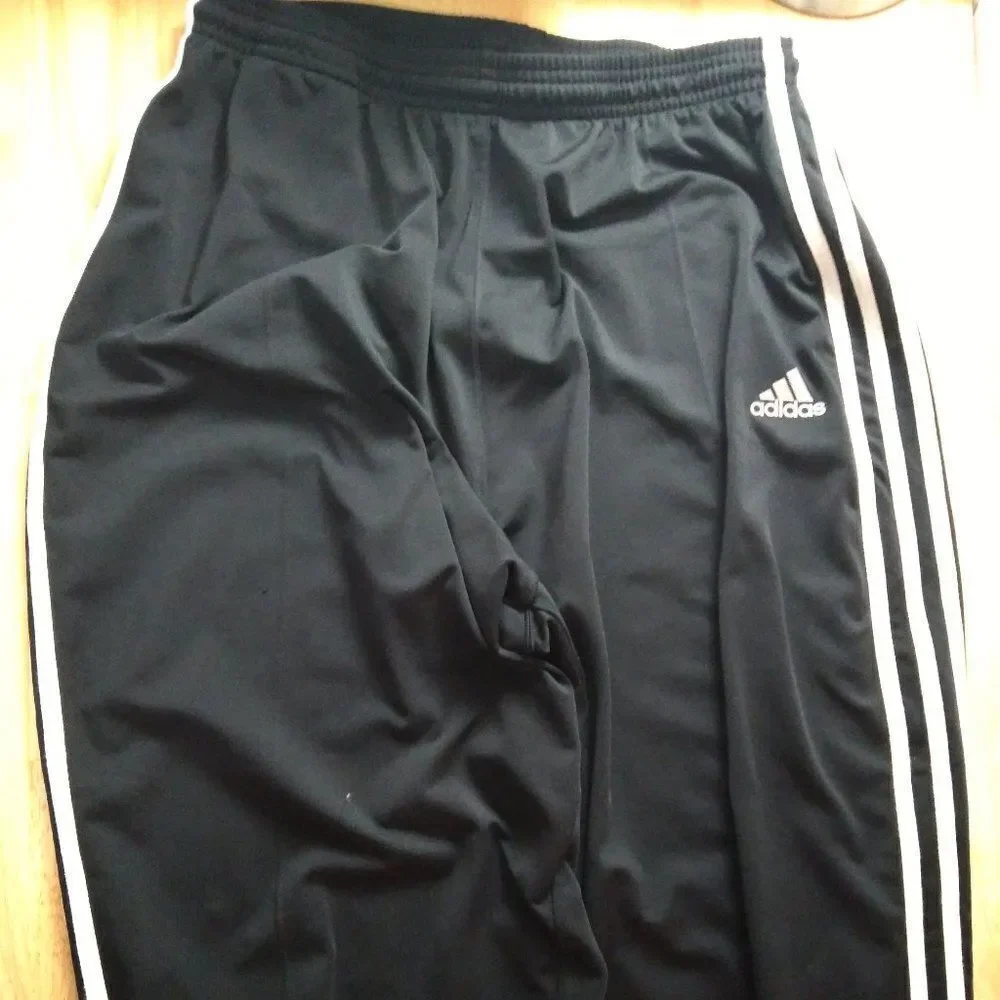 Vintage 00s Adidas Striped Sweatpants Joggers Trainers